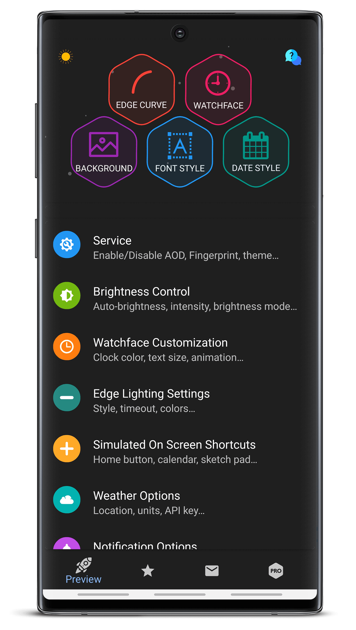 Always on AMOLED | Edge Lighting v4.9.1 [Pro] [Mod] 423244b2c74489e72946a1ee9a9b389e