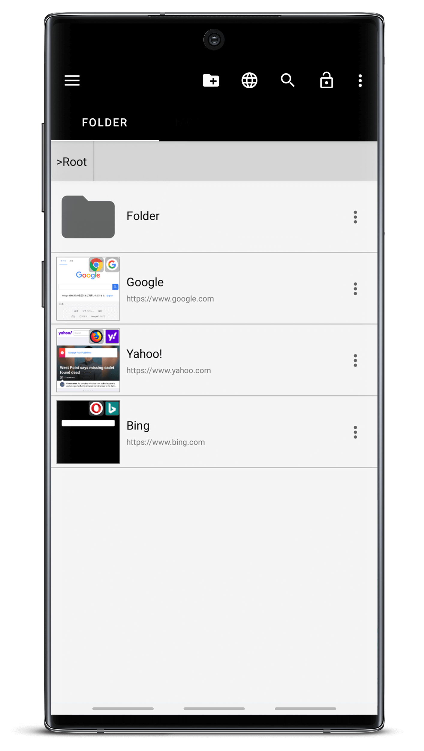 Bookmark Folder v4.1.4 [Unlocked] [Mod] 6ee5778c4bc9a8961362d150969a9bed