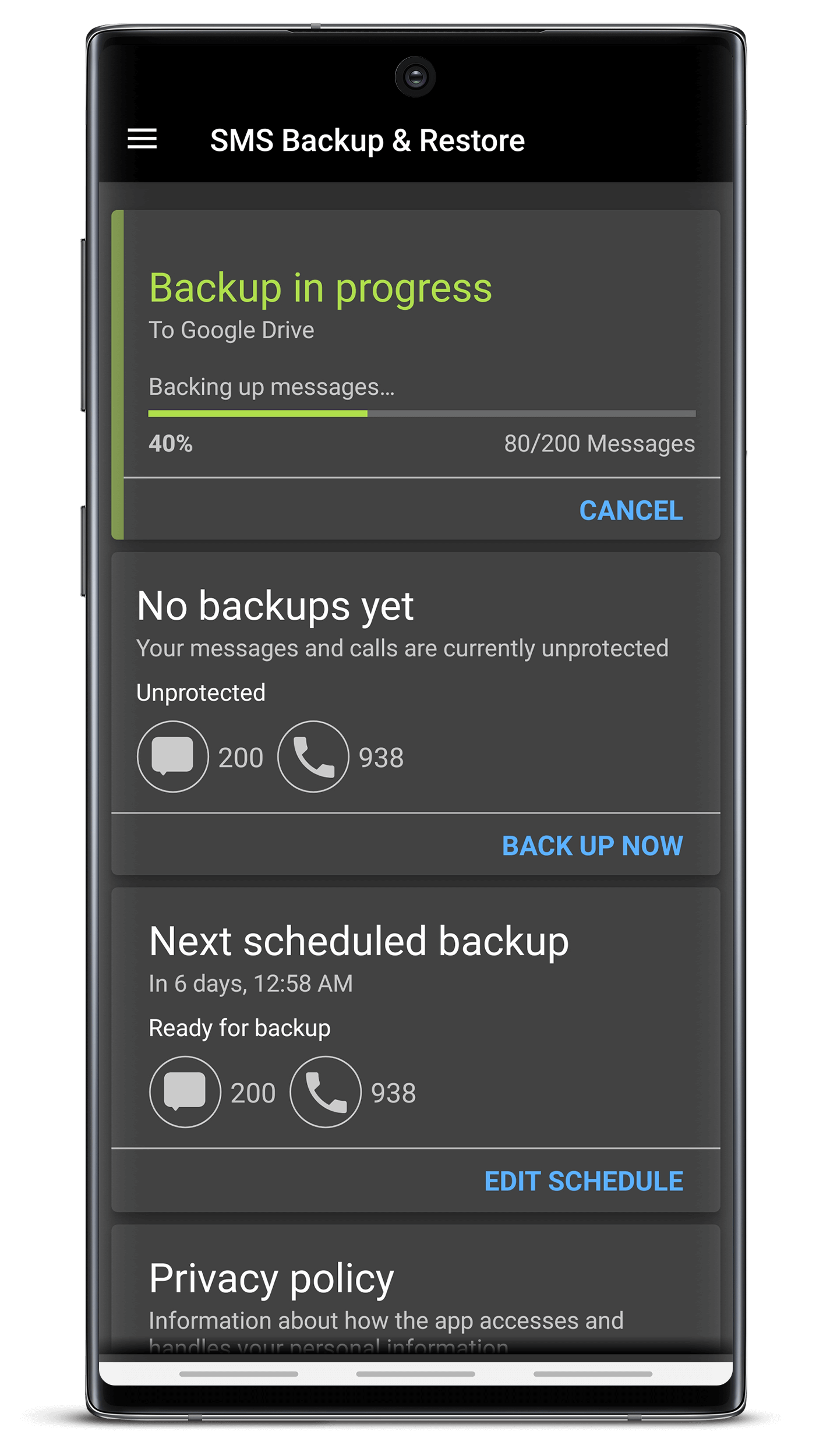 SMS Backup & Restore Pro v10.09.000 [Paid] A7d71e1503203a156e5ec5a297fa23a5