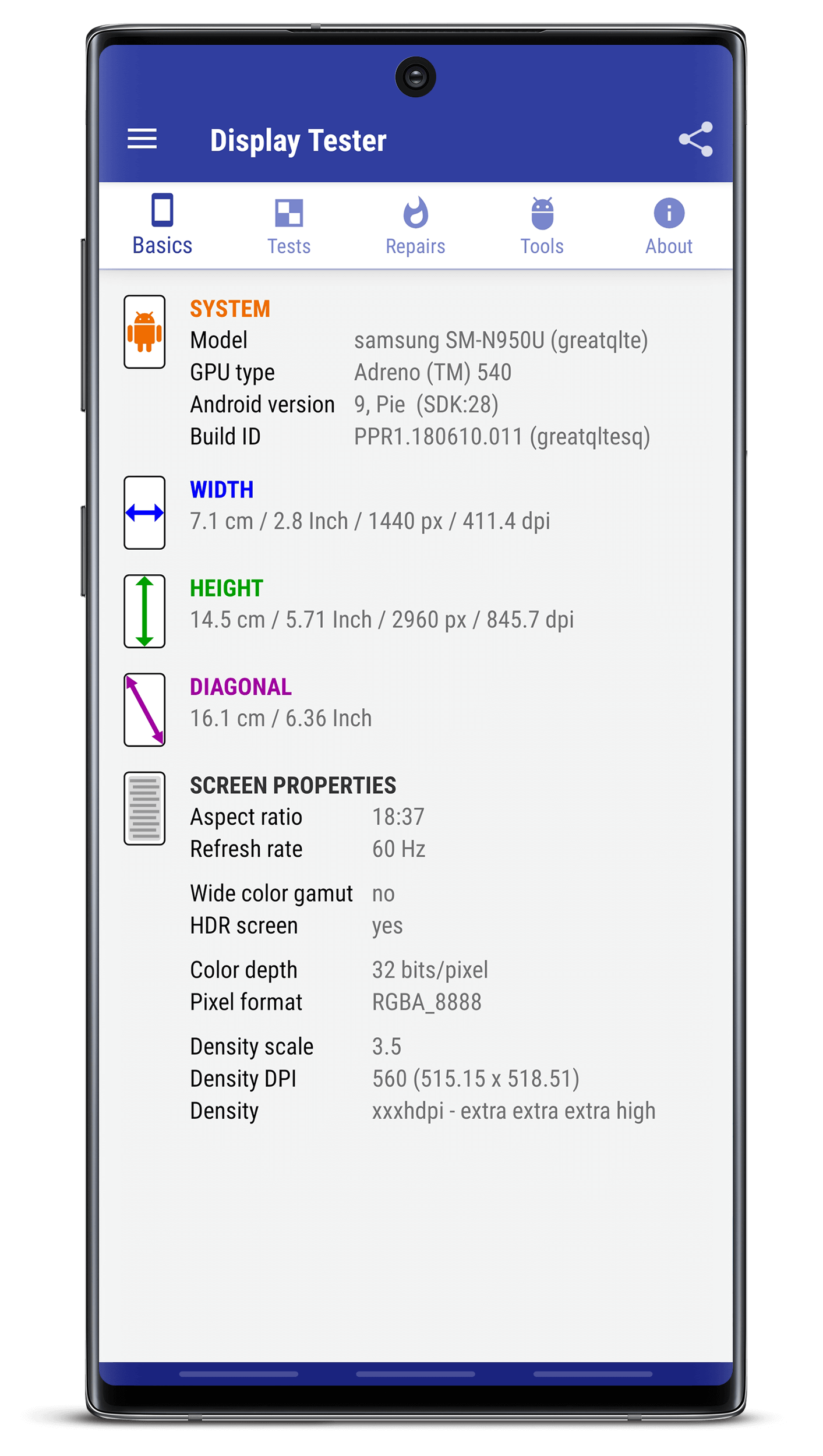 Display Tester v4.40 [Pro] 1972e1bf64653ceecf7c31a8f3f29c43