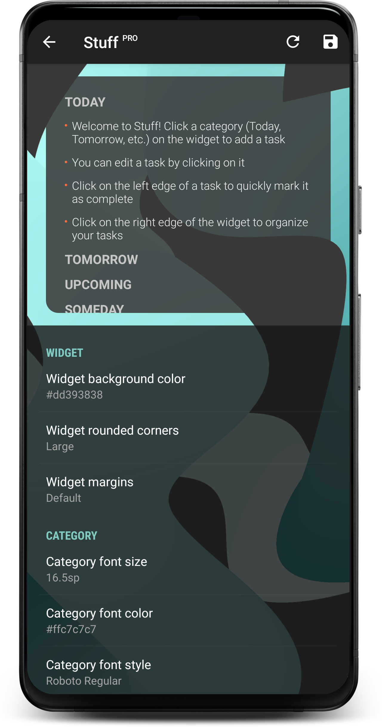 Stuff - To Do List Widget (Tasks & Notes) v3.9.0 [Pro][Modded] E609b9405a1e59c1d7d4ac6656bfaa9f