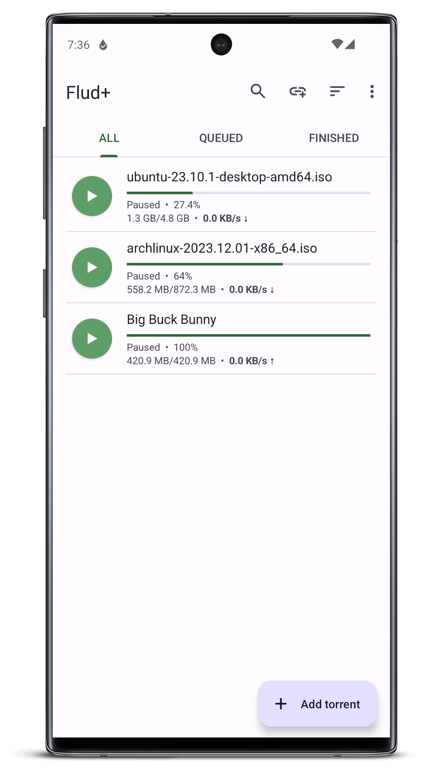 Flud+ v1.11.8.1 [Paid] [Patched] [Mod Extra] - ReleaseAPK